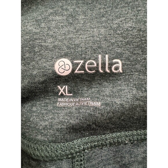 Zella Leggings Capri/ Cropped Size XL Excellent Heathered Olive Green - Picture 5 of 6